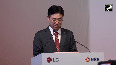 Namaste LG India MD Hong Ju Jeon delivers entire speech in Hindi at NSE Listing Ceremony