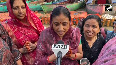 Devotees take a holy dip in sacred Saryu River on occassion of Hartalika Teej 