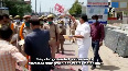 Watch: People shower flowers on police personnel in Bareilly