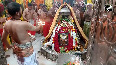 Priests perform Bhasma Aarti at the Mahakaleshwar Temple in Ujjain