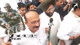 Delhi CM with other BJP leaders attends Tiranga Shaurya Samman Yatra at Kartavya Path in New Delhi