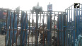 Barricades being put up in Kolkata ahead of Nabanna Abhiyan protest march