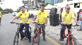 Cycle marathon organized in Hyderabad