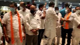 JP Nadda arrives in Hyderabad to protest against arrest of Telangana BJP chief