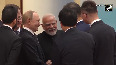 PM Modi Prez XiPutin and other leaders pose for family photo at SCO Summit in Chinas Tianjin