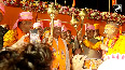Union Minister Dharmendra Pradhan joins Shobha Yatra on Ram Navami in Sambalpur