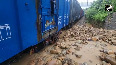 Goods train derails amid heavy rains in J-K's Kathua