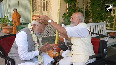 PM Modi visits Jam Saheb Shatrusalyasinhji in Jamnagar