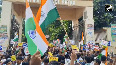 College student in Patna protest against Bihar government for implementing domicile policy