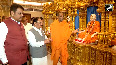 Mumbai BJP President JP Nadda visits Dadars Swaminarayan Mandir with Maha CM Devendra Fadnavis