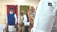 LS polls PM Modi meets NDA leaders in Varanasi