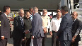 Australian PM Anthony Albanese arrives in Ahmedabad