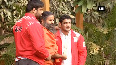 Watch Wrestlers Sushil Kumar and Sumit Malik meet Baba Ramdev
