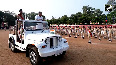 Kerala CM Pinarayi Vijayan attends Passing out Parade of recruit police constables in Thiruvananthapuram