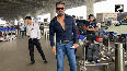 Sunil Shetty looked very handsome in airport look posed fiercely for the paps