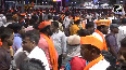 Maratha Community gather at Chhatrapati Shivaji Terminus to protest over demand for Maratha quota
