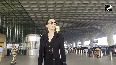 Amy Jackson spotted at Mumbai Airport