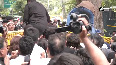 Watch: Priyanka Gandhi jumps over police barricade in Delhi