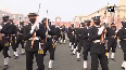 Navy contingent grooves to tunes of parade music during R-Day rehearsals