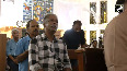 Kerala Devotees attend mass prayer at St Francis Assisi Cathedral Church in Kochi