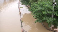 Gandhi Ghat submerged after water level of Ganga river rises in Patna