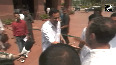 Rahul Gandhi congratulates BJP MP Rajiv Pratap Rudy on winning Constitution Club of India election