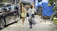 Janhvi, Sanya give cute poses to the paps