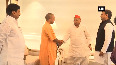 CM Yogi meets Mulayam Singh Yadav in Lucknow
