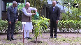 PM Modi, President Muizzu plant sapling under 'Ek Ped Maa Ke Naam' initiative 