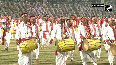Watch: PM beats traditional drum at 'Jhumoir Binandini' event in Assam