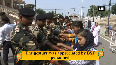 Women tie rakhis to BSF jawans at Attari-Wagah border