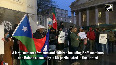 London Baloch National Movement holds protest against extrajudicial killing of Baloch youth