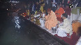 Haridwar Madhya Pradesh CM Shivraj Chouhan performs puja at Ganga ghat