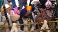 Delhi CM Rekha Gupta with other leaders attend Antim Ardaas of Davinder Kaur at Gurudwara Mata Sundri