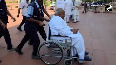 HD Deve Gowda arrives at Parliament to cast vote for VP Election