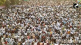Tamil Nadu People offer namaz at Islamiyah Matriculation Higher Secondary School in Coimbatore