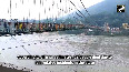 Supportive wire of Ram Jhula Bridge breaks in Rishikesh