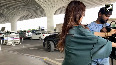 Fatima Sana Shaikh spotted in casual look at Mumbai airport