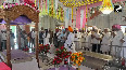Rahul Gandhi offers prayers at Gurudwara Shri Smadh Baba Budha Ji Sahib, Ramdas in Amritsar
