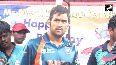 MS Dhoni's fans brave the rain to celebrate his birthday