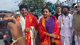 Actor couple Rajeev and Suma Kanakala visited Sri Venkateswara Swamy in Tirumala