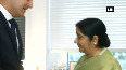 Watch EAM Swaraj meets Luxembourg PM Xavier Bettel