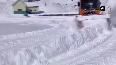 BRO continues snow clearing operations near Nathula Pass in East Sikkim