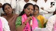 BRS to hold Maha Dharna at all district HQs against BJPs anti-farmer policies K Kavitha