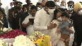 Daughters of CDS Rawat pay last respects to their parents