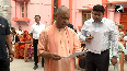 UP CM Yogi Adityanath holds Janta Darshan at Gorakhnath Temple listens to public grievances