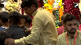 Kartik Aaryan offers prayers at Lalbaugcha Raja