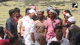 Rahul Gandhi meets 'Makhana' farmers in Katihar, Bihar
