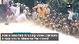 Watch: \'Kisan Kranti Padyatra\' turns violent at UP-Delhi border