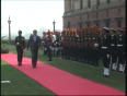 French_defence_minister_receives_ceremonial_guard_of_honour
